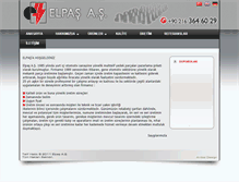 Tablet Screenshot of elpas.com.tr